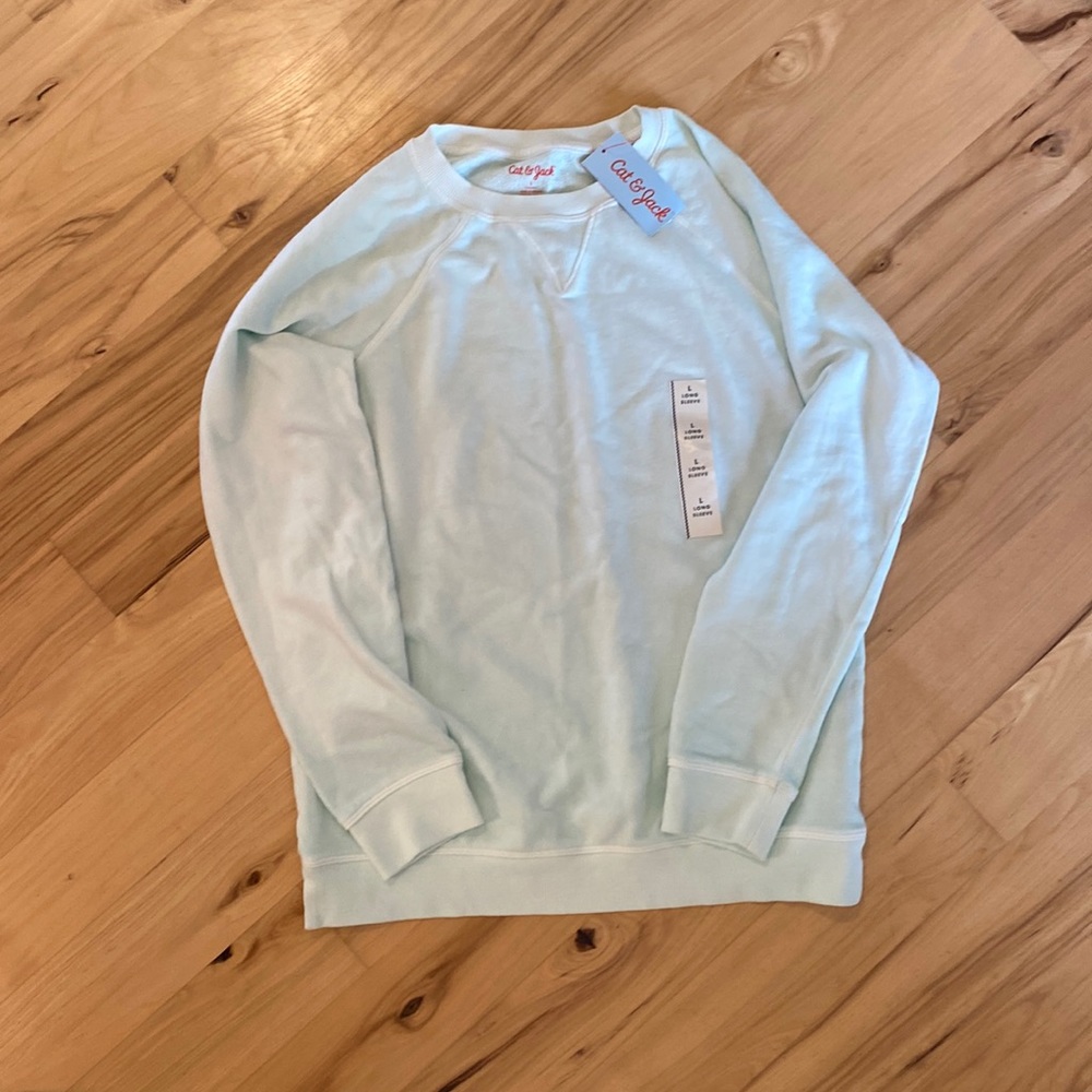 ‘:’ CAT & JACK Girls Sweatshirt! Size Large! ‘:’ NEW WOTH TAGS!